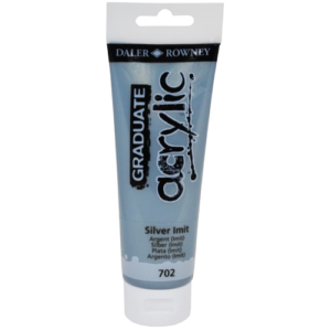 ACRILICA 120 ML PLATA  702