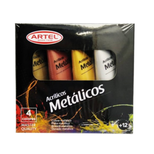 ACRILICA 4 COLORES METALICA