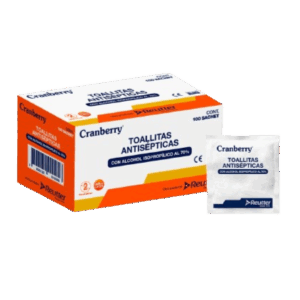 TOALLITAS C/ALCOHOL ISOPROPI 100 UN