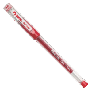 LAPIZ TINTA GEL 0.7 ROJO