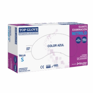 GUANTE NITRILO S AZUL