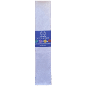 PAPEL CREPE PERLADO BLANCO 001