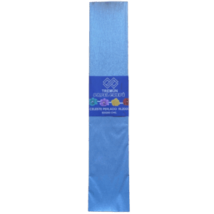 PAPEL CREPE PERLADO CELESTE 007