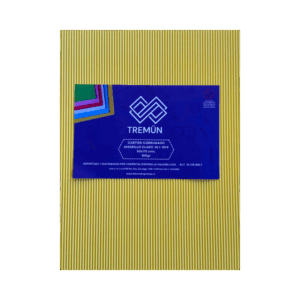 CARTON CORRUGADO AMARILLO CLARO