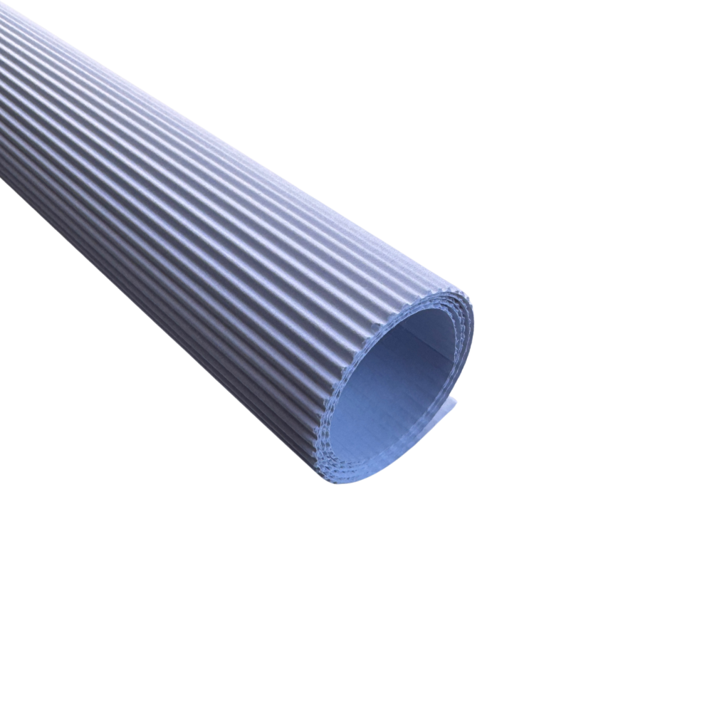 CARTON CORRUGADO BLANCO 50X70 CM - Imagen 2