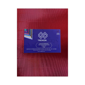 CARTON CORRUGADO METALICO ROJO