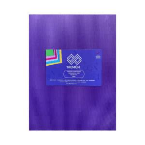 CARTON CORRUGADO MORADO 50X70 CM