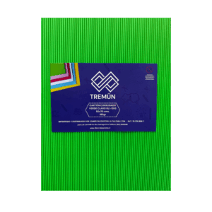 CARTON CORRUGADO VERDE CLA 50X70 CM