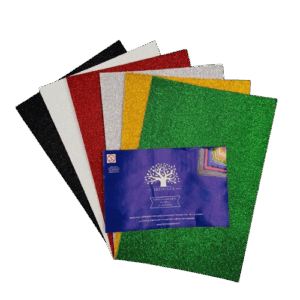 GOMA EVA 20X30 ADHESIVA GLITTER X6