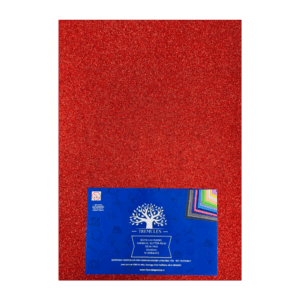 GOMA EVA GLITTER ADHE 40X60 ROJA