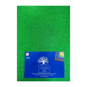 GOMA EVA GLITTER ADHE 40X60 VERDE