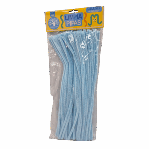 LIMPIA PIPA X 100 UNID CELESTE