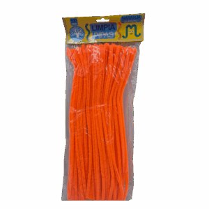 LIMPIA PIPA X 100 UNID NARANJA