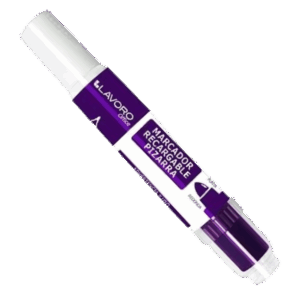 PLUMON DE PIZARRA MORADO RECARGABLE