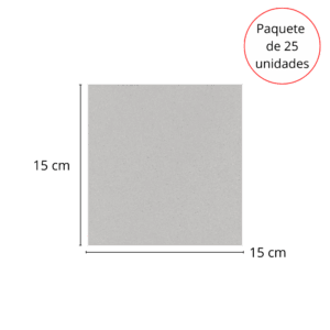 CARTON PIEDRA 15X15 CM X 25 UNID