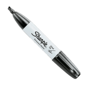 PLUMON MARCADOR CHISEL NEGRO