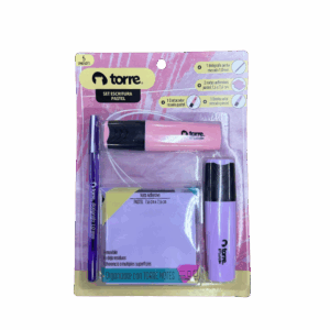 SET ESCRITURA PASTEL