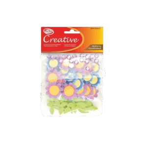 FLORES DE GOMA EVA ADH ESIVA