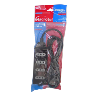 ALARGADOR 3 MTR 4 POSICIONES NEGRO MACROTEL