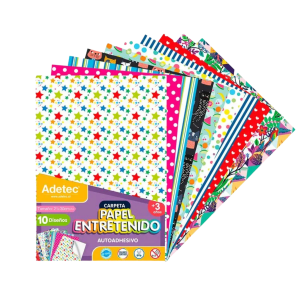 PAPEL ENTRETENIDO AUTOADH 31X30 10 ADETEC