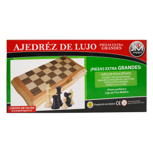 AJEDREZ 39X39 CM TABLERO DE MADERA JM