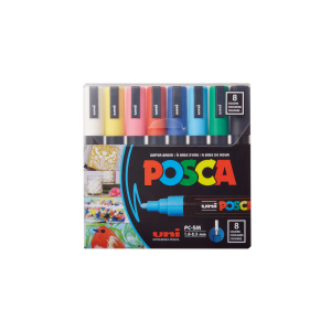 MARCADOR 5 M 8 COLORES 182580 POSCA