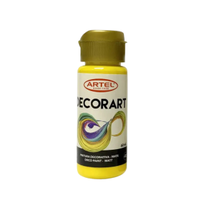 PINTURA DECORART 60 ML AMARILLO 75 ARTEL