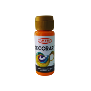 PINTURA DECORART 60 ML NARANJO 77 ARTEL