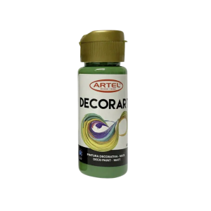 PINTURA DECORART 60 ML VERDE 52 ARTEL