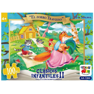 PUZZLE 100 PCS INFANTIL ZORRO TRAVIESO LA PALOMA