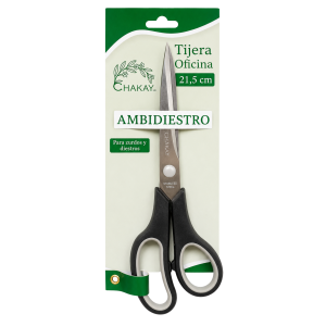 TIJERA OFICINA 21 CM AMBIDIESTRA CHACAY