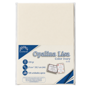 OPALINA A4 LISA 100 HJ IVORY TREMULEN