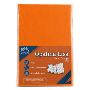 OPALINA A4 LISA 100 HJ ORANGE TREMULEN