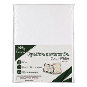 OPALINA CARTA TELA 100 HJ BLANCA 200 GR