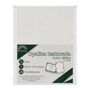 OPALINA CARTA TELA 100 HJ MILKY TREMULEN