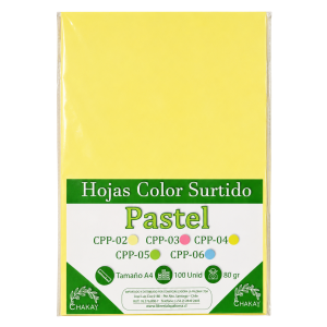 PAPEL FOTOCOPIA A4 100 HJ PASTEL TREMULEN