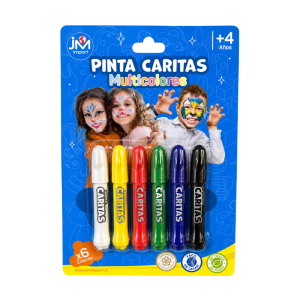 PINTA CARA SET 6 COLORES JM