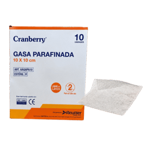 GASA PARAFINADA 10X10 CM CAJA 10 UNID