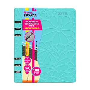 CUADERNO 1/2 RECARGABLE TORRE