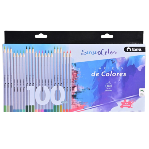 LAPIZ 100 COLORES TORRE