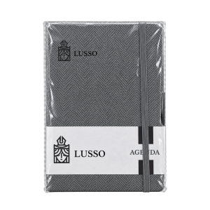 LIBRETA A5 GRIS LUSSO