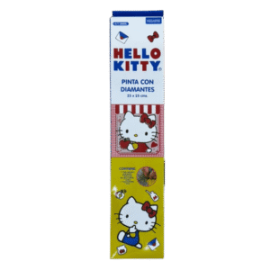 PINTA CON DIAMANTE HELLO KITTY 25X25