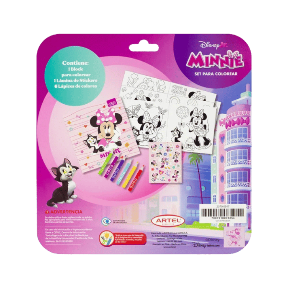 SET DE COLOREAR MINNIE ARTEL - Imagen 2