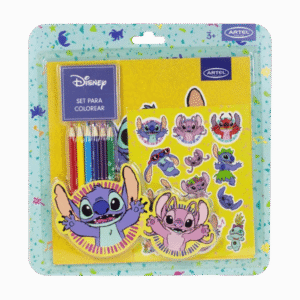 SET DE COLOREAR STITCH ARTEL